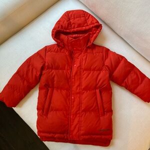 Lands' End Vibrant Red Hooded Jacket